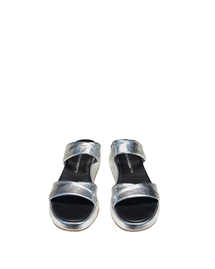 Ciabattina Platform Silver