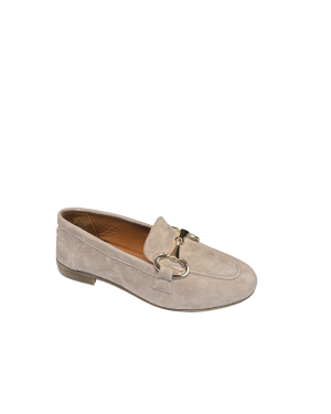 Mocassino Con Accessorio Camel