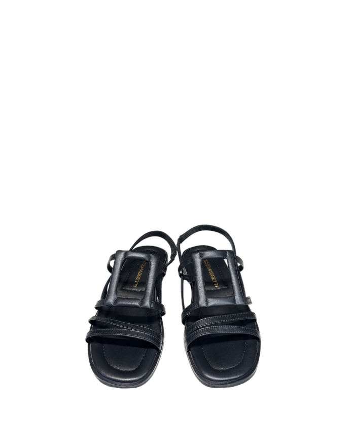 Sandalo Linea Geometrica Black
