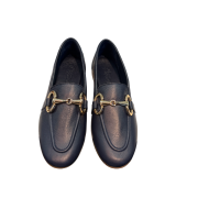 Mocassino Con Accessorio Blu