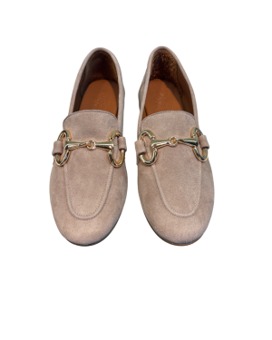 Mocassino Con Accessorio Camel