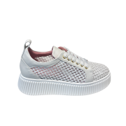Sneakers Rete Rafia White