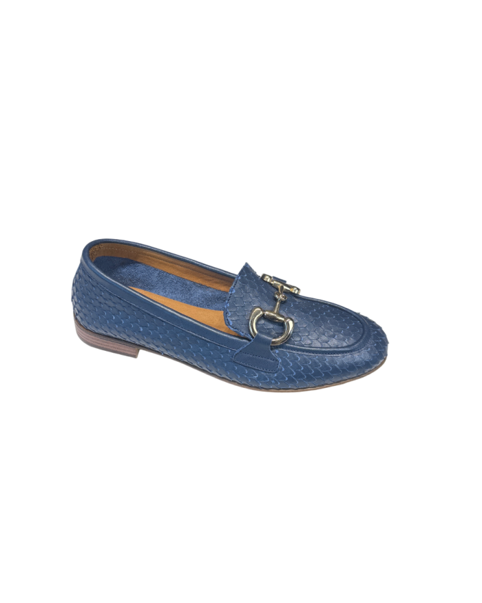 Mocassino Boa Con Accessorio Blu Navy