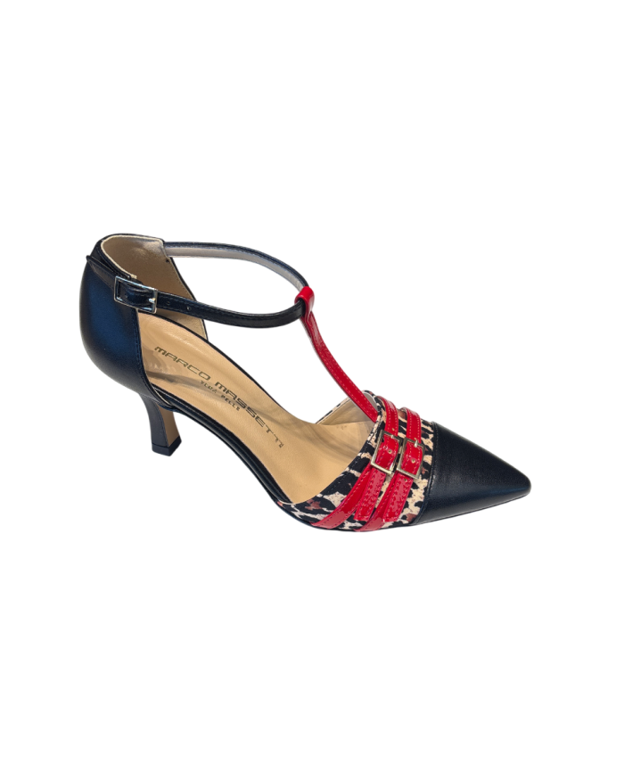 Charleston Leopard Red/Black