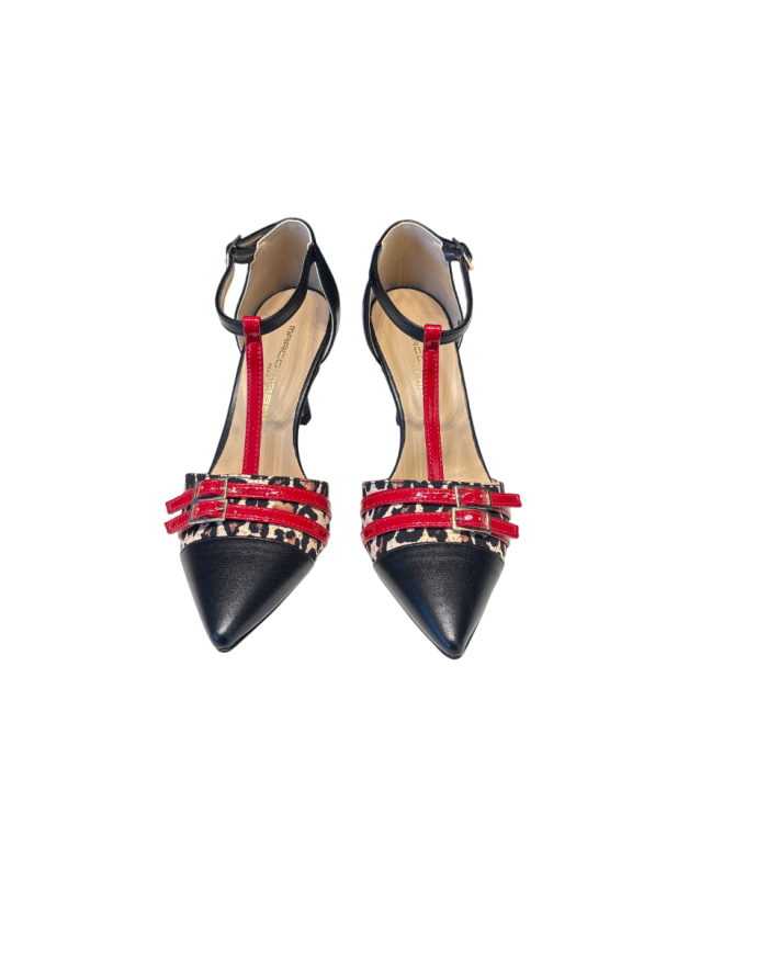 Charleston Leopard Red/Black